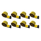8 Pack Flatbed Truck Tie Down 4" X 30' Winch Strap With Hook Wll 5400 Lbs. Fixed Price $104.26.