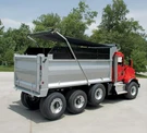 Complete Electric Aluminum 4-SPRING Dump Truck Tarp System With 8' X 14' Mesh.... Fixed Price $1062.99.