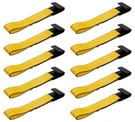 10PK 2"X11"REPLACEMENT Fixed End Tie Down Strap W/flat Hook & Bolt Loop 3333LBS. Fixed Price $81.99.