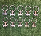 10 Cargo Track Rail Anchor Rings Tie Down Boat/truck/van/airplane. Fixed Price $25.46.