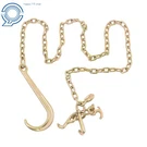 5/16" 8' Tow Chain With 15" Jrt Hook G70 Grab 4700LBS G80. Fixed Price $31.89.