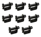 (8 Pack) Weld On Winch For Flatbed Truck Trailer Heavy Duty Strap Binders T.... Fixed Price $179.99.