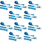 Uscc 2" X 20' Track Cam Buckle Strap W/spring Fittings - Blue 10PK. Fixed Price $116.67.