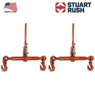 ( 2 Pack ) Ratchet Load Binder Columbus Mckinnon By Stuart Rush 5/16 - 3/8" 7.... Fixed Price $299.99.