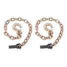 Pack 21,000 Lbs Trailer Safety Chains With Hooks 3/8'' 35' G80 Tow. Fixed Price $28.02.