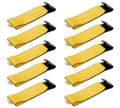 10PK 4"X11" Replacement Fixed End Tie Down Strap W/flat Hook & Bolt Loop 5400LBS. Fixed Price $102.49.