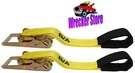 4" Underlift Tie Down Strap & Ratchet, Wrecker, Tow Truck, Wheel - 1 Pair. Fixed Price $289.34.