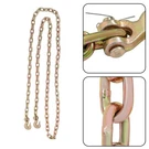 With Grab Hooks 5/16" 12' 4700 Lbs Transport Binder Chains Grade. Fixed Price $32.05.
