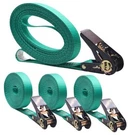 Tool 1"X 20' Endless Ratchet Tie Down Straps - 4 Pack Heavy Duty Cargo. Fixed Price $30.95.