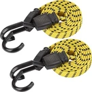 Cartman Ultra 48" Black/yellow Flat Bungee Cord, 2PK X. Fixed Price $9.95.