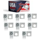 Pit Posse Cargo Trailer Anchor Tie Down D-ring Flush With Hardware (8PK/SILVER). Fixed Price $51.95.