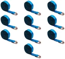 10PK Winch Strap W/wire Hook 2"X30' Blue 3,333 Lbs Wll Uv & Abrasion Resistant. Fixed Price $134.99.