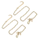 2 Pack 4700LBS Hook Chain 5/16" 8' G80 Tow W/ 15" Jrt G70 Grab. Fixed Price $66.01.