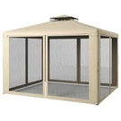 9.6X11.6 Patio Gazebo Outdoor Canopy Shelter With 2-TIER Vented Roof And Netting. Fixed Price $171.99.