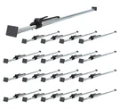 (20 Pack) Steel Ratcheting Load Bar Lock 2X4" W/pads Van Truck Trailer 89"-105". Fixed Price $589.99.