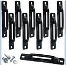10PCS E-track Single Slot Tie Downs Strap Black. Fixed Price $11.99.