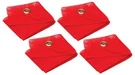 4 Lot Roadpro 1818G Safety Warning Mesh Flags With Grommets 18"X - Red. Fixed Price $20.95.