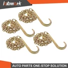 Labwork Pcs 5/16" 6' G80 4700LB Transport Chain With Rtj Hook Tow. Fixed Price $114.03.