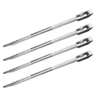 4 Pack Chrome 35" Combination Winch Bar For Flatbed Trailer Tie Down Strap. Fixed Price $104.26.