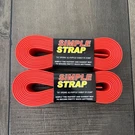 Lot Of 2 Simple Strap Red 10 Ft 650 Lbs All Purpose Rubber. Fixed Price $24.99.