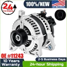Alternator For Jeep Wrangler 3.8L 2009 2010 2011 11243 11294 11295 #4801304AA Us. Fixed Price $85.99.
