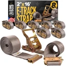 Us Cargo Control Track Straps 2" X 16' (8-PACK), 4,400 Lbs Break. Fixed Price $161.99.