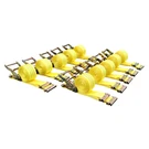 10 Pc 15' Track Ratchet Tie Down Truck Trailer Enclosed Cargo Van Straps. Fixed Price $84.99.
