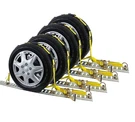 (4 Pack) Over The Tire Wheel Strap W/ E-track Fittings 2" X 10', Wll 3333 Lbs. Fixed Price $99.99.