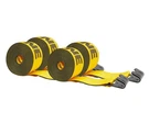 (4 Pack) Kinedyne 4" X 30' Winch Strap With Flat Hook - Gold. Fixed Price $75.99.