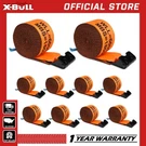 X-bull 10 Pack 4" 30' Winch Truck Straps W/flat Hook Towing 18000 Lbs Orange. Fixed Price $129.00.