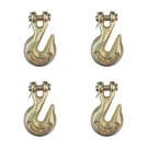 4 Pack G70 3/8" Clevis Grab Hooks Tow Chain Flatbed Truck Trailer Tie Down. Fixed Price $22.45.