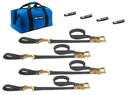 Macs Custom Tie Downs MTD511218 Ultra Pack Black 2IN X 8FT Direct Hook Ratchet. Fixed Price $275.73.
