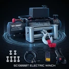 12V 13800LBS 4WD 80FT Electric Winch Steel Cable Truck Trailer Off Road Towing. Fixed Price $278.99.