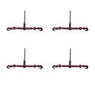 (4) Mytee Products 5/16"-3/8" Heavy Duty Ratchet Binder W/ Grab Hooks 5400 Wll. Fixed Price $127.99.