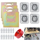 4* Trailer Truck Recessed D-ring Cargo Tie Down Anchors Heavy Duty With Hardware. Fixed Price $54.99.