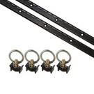 Us Cargo Control Tie Down System, 2 Tracks, 4 Fittings, Black. Fixed Price $206.46.