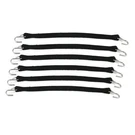 (pack Of 6) 21" Black Rubber Tarp Strap For Erickson 6703 Rust Resistant Bungee. Fixed Price $26.99.