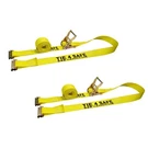 Pack 2" X 12' E-track Ratchet Tie Down Strap Truck Trailer Enclosed Cargo Van. Fixed Price $21.47.