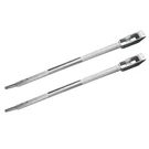 2 Pack Chrome 35" Combination Winch Bar For Flatbed Trailer Tie Down Strap. Fixed Price $57.47.
