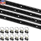 Tie Down System, Includes Pack 4FT Black Anodized Aluminum L-track And. Fixed Price $169.99.