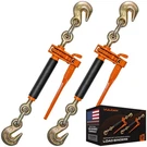 Vulcan Folding Handle Load Binder (two Pack) With 2 Grab Hooks - Ratchet Styl.... Fixed Price $171.91.