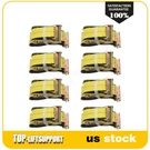 (8) 12' Track Ratchet Tie Down Straps Truck Trailer Cargo Van New Us. Fixed Price $49.09.
