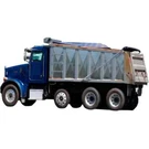 New! Dump Truck Tarp, Heavy Duty, Industrial Grade, 7.5'W X 22'L, Black!!. Fixed Price $359.95.