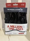Bihlerflex Adjust-a-strap 36" Flexapure Black Bungee Cord 4 Pack Nylon Hooks. Fixed Price $20.00.