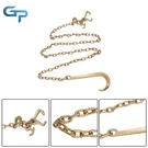 Tow Hook 5/16" 10' G80 4700LBS With Rtj Grab 15" Long Shank Chain. Fixed Price $44.42.